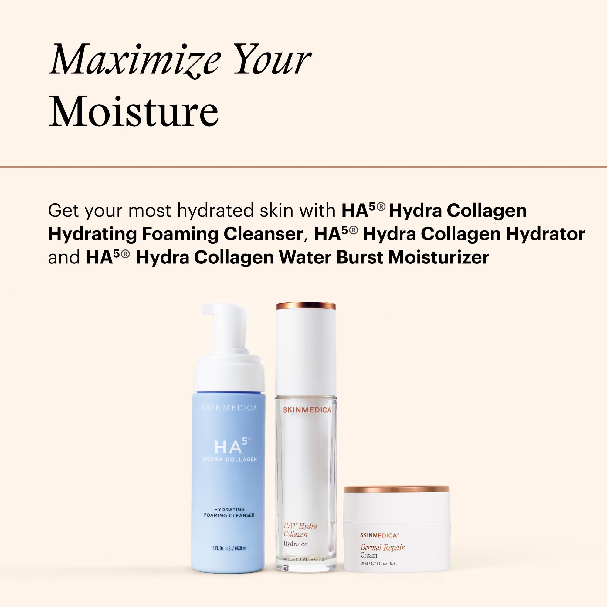 SkinMedica label close-up emphasizing vitamins C and E benefits