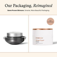SkinMedica cream texture in jar highlighting rich hydration