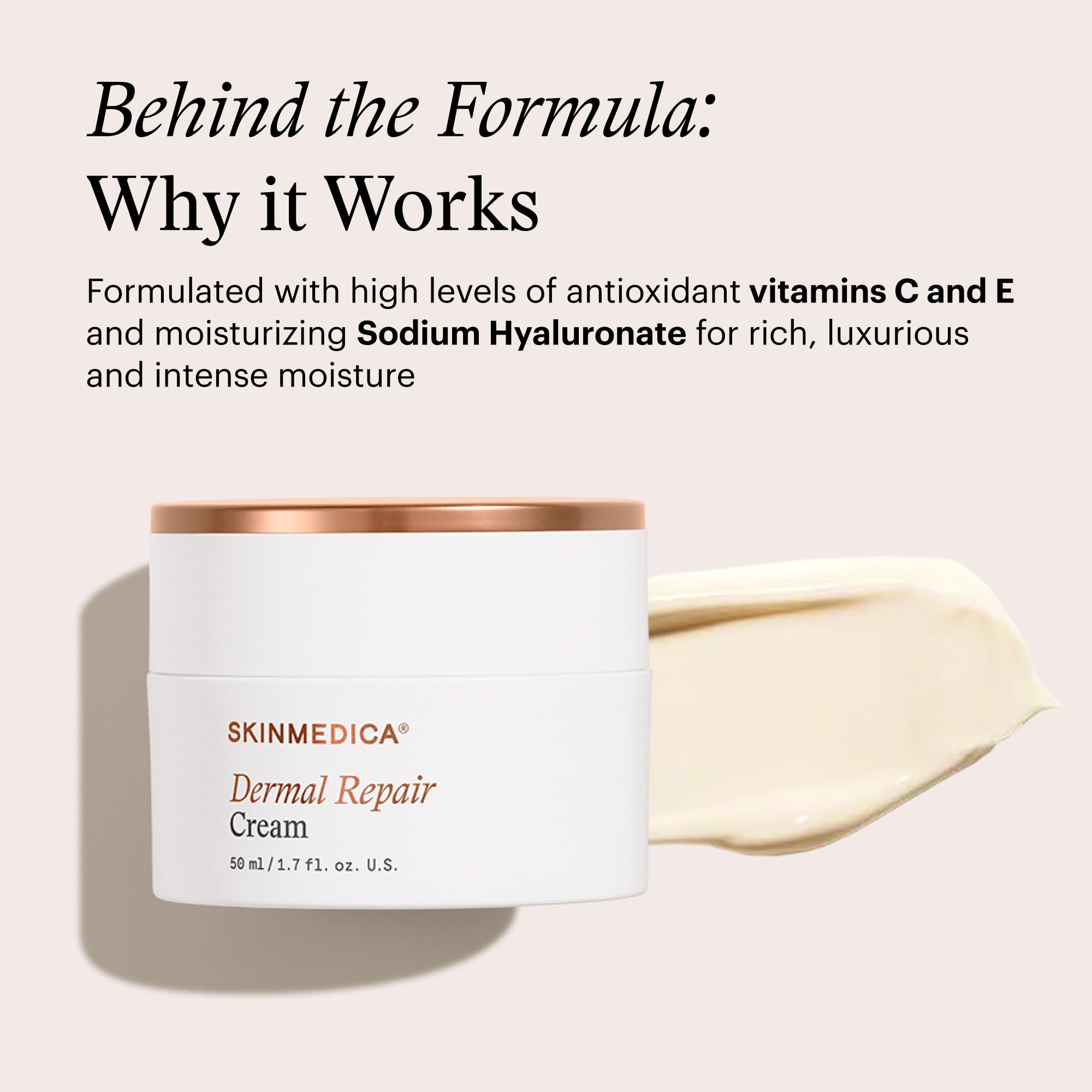 SkinMedica jar beside coin to show 1.7 oz size and portability