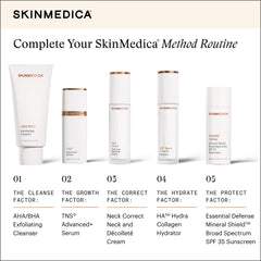 SkinMedica ingredients label close-up showing formulation transparency