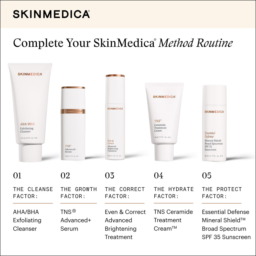 SkinMedica close-up of serum-ceramide imagery conveying barrier support