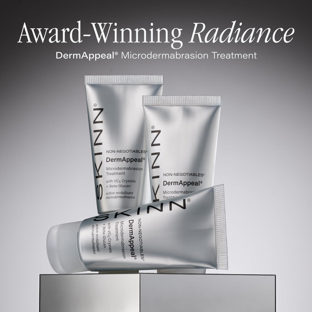 SKINN in bathroom setting illustrating routine-ready, professional results
