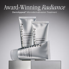 SKINN in bathroom setting illustrating routine-ready, professional results