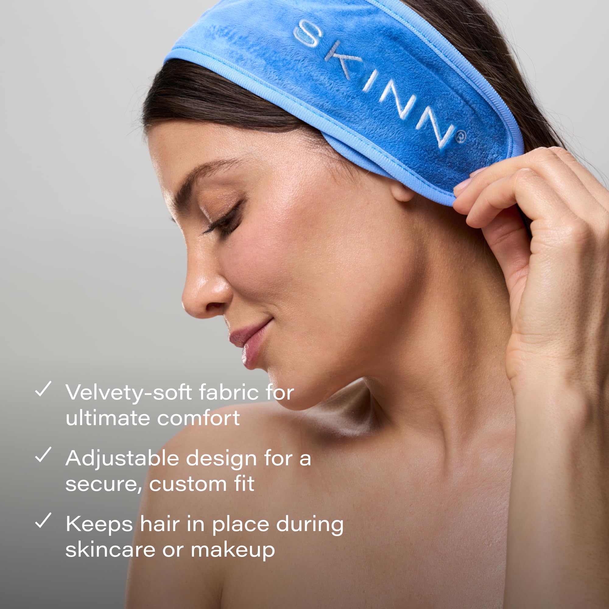 SKINN application in hand demonstrating gentle massage and control
