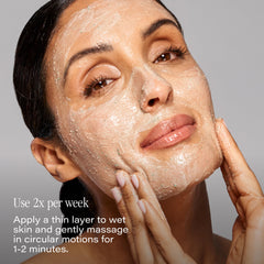SKINN before and after swatch showing smoother, brighter skin