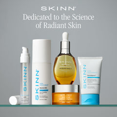 SKINN lifestyle bathroom setup highlighting at-home professional care