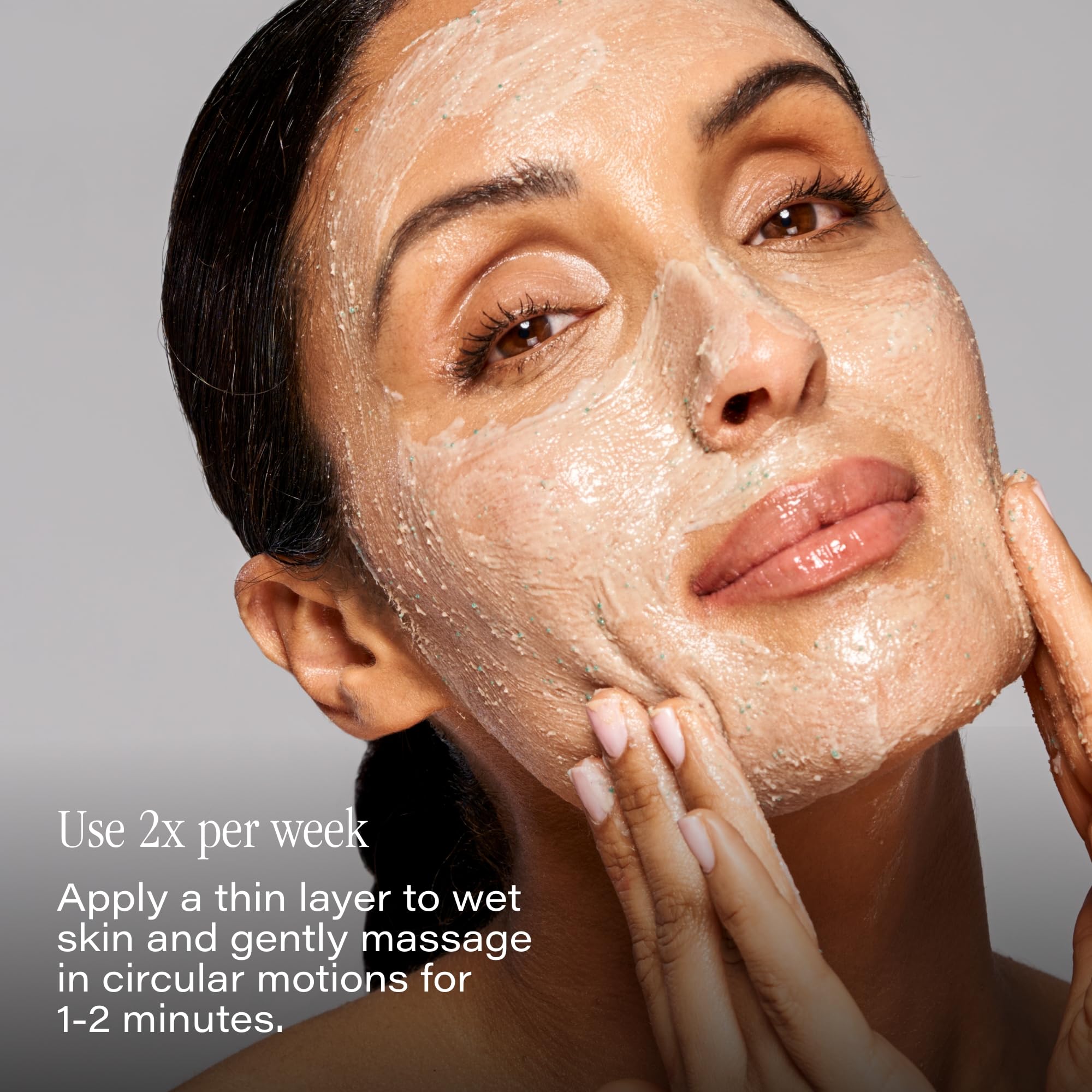 SKINN silky serum veil after rinse showing hydrated, dewy finish