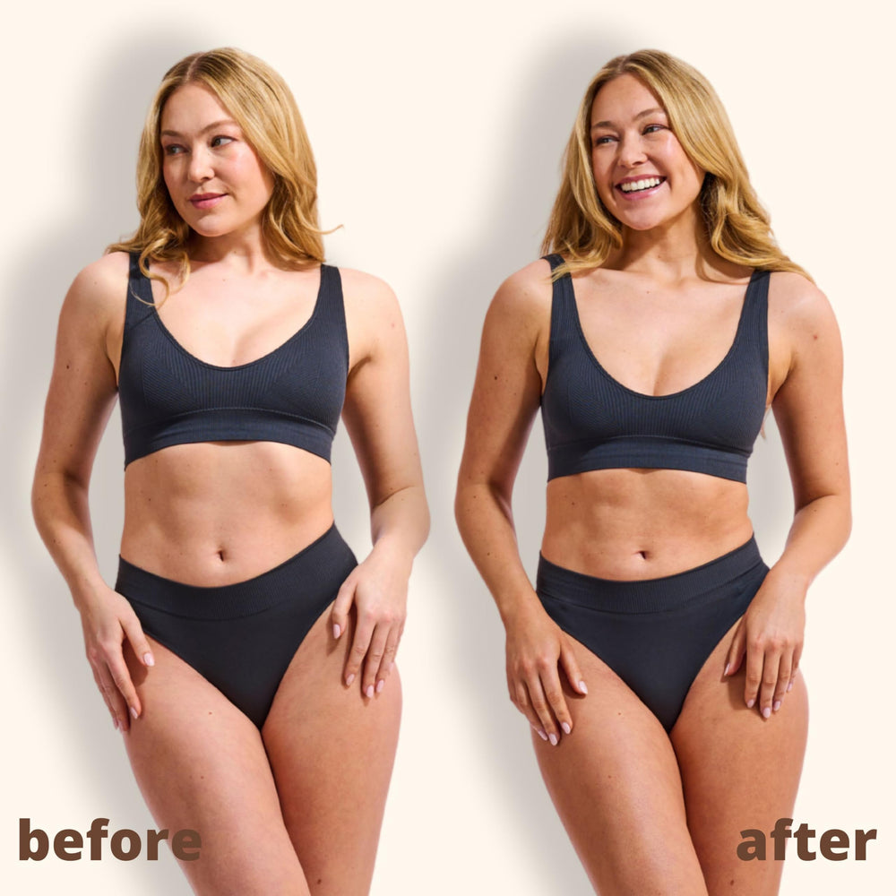 Skinny Tan oil texture on skin highlighting quick absorption and glow