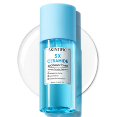 SKINTIFIC front bottle shot showing clean design and easy dispensing benefit