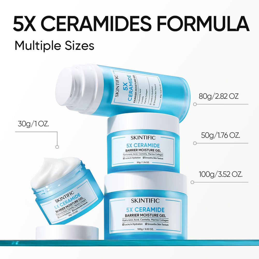 SKINTIFIC after absorption close-up displaying matte finish and oil control benefit on skin