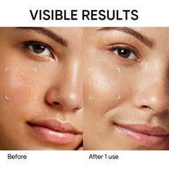 SKINTIFIC applying mask to T-zone demonstrating targeted pore cleansing