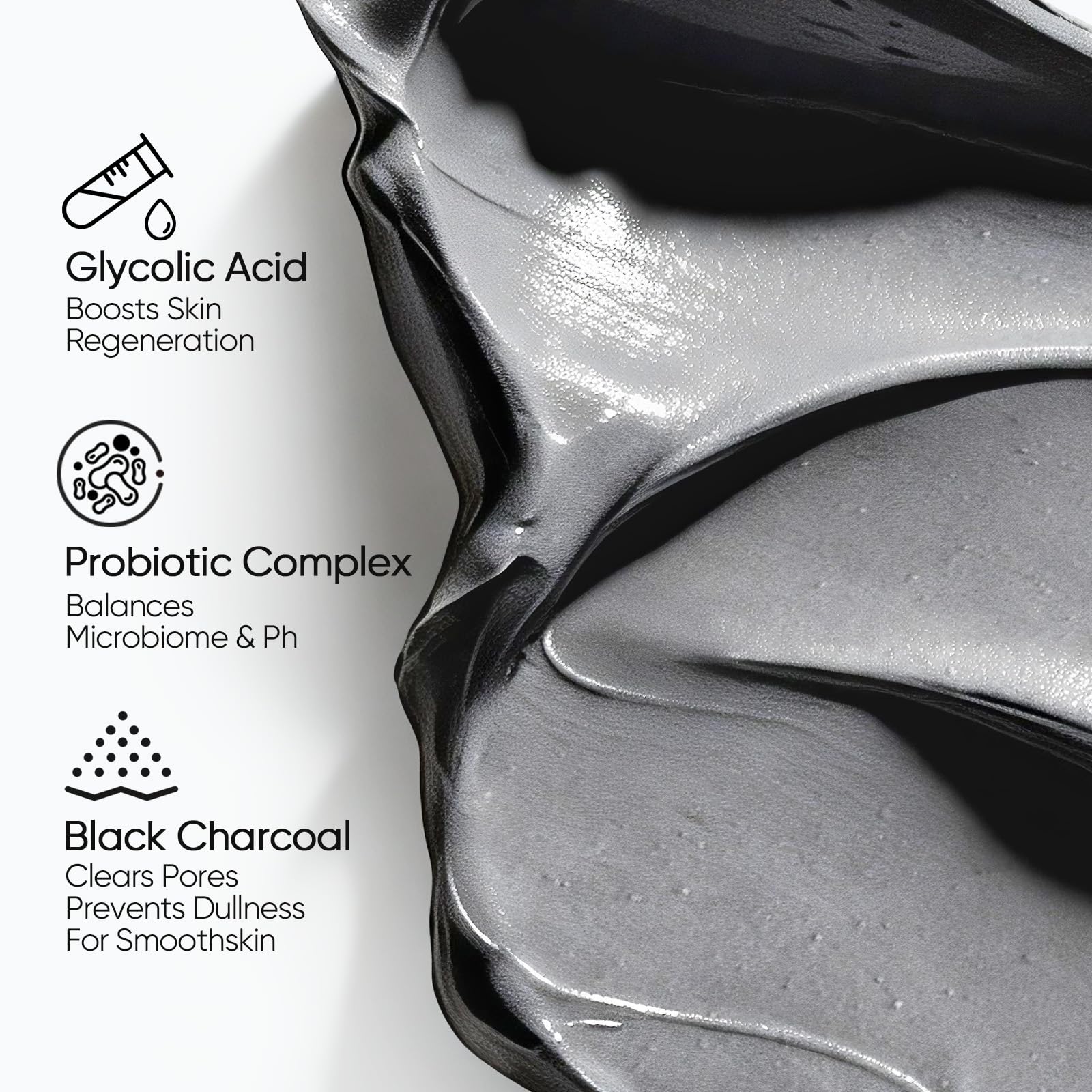 SKINTIFIC before and after pore view showing visibly cleaner pores benefit