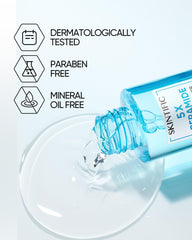 SKINTIFIC bottle styled on bathroom shelf to show everyday routine compatibility benefit