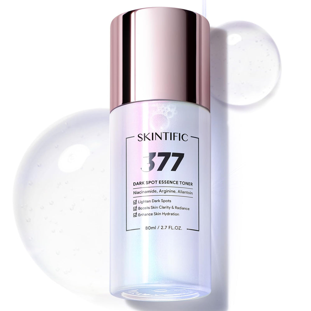 SKINTIFIC front packaging showing product and glow benefit