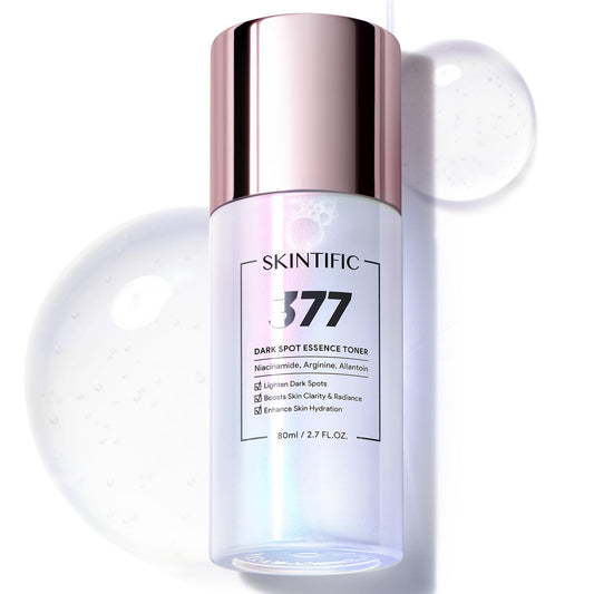 SKINTIFIC front packaging showing product and glow benefit