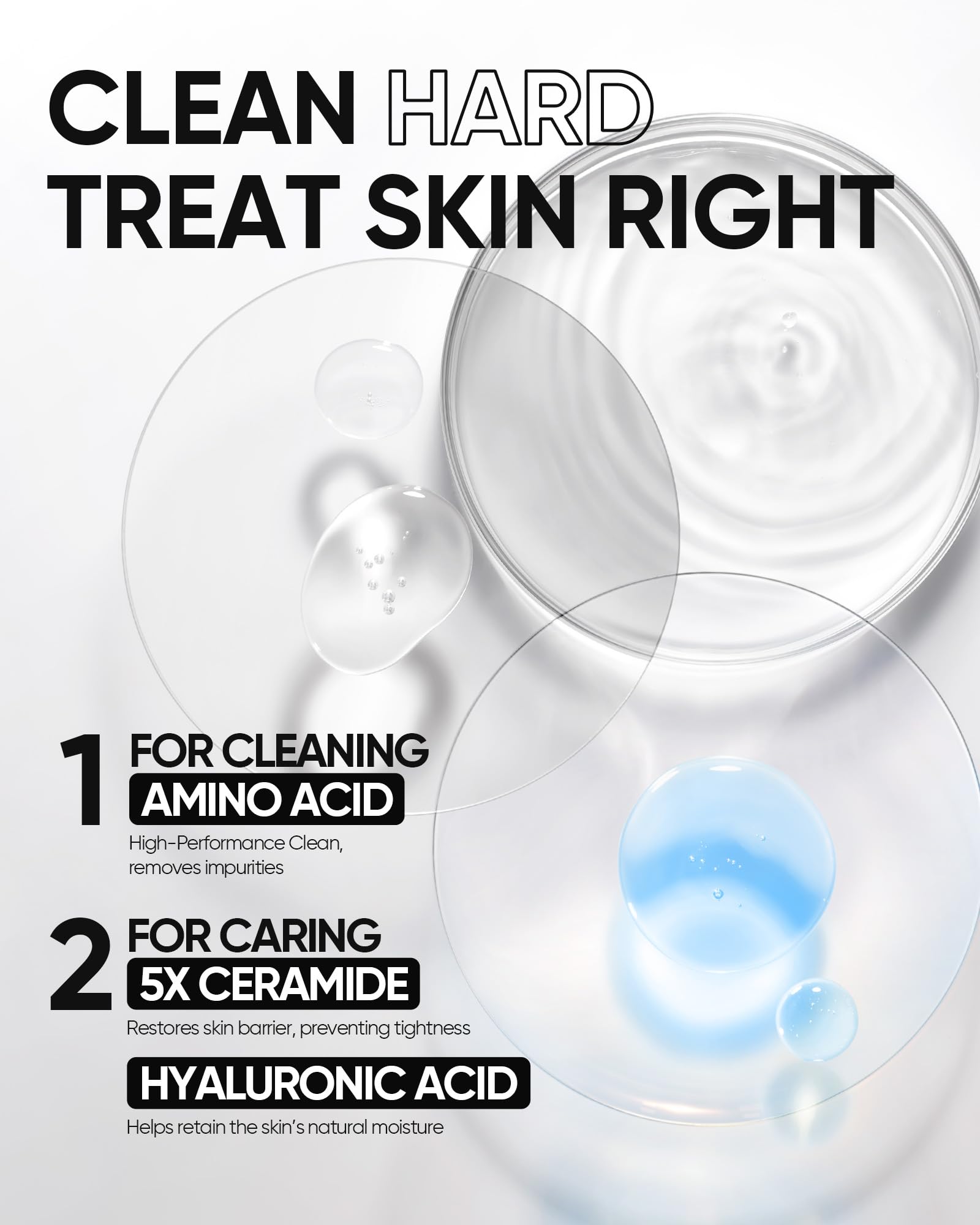 SKINTIFIC foam on hand demonstrating mild lather and non-stripping feel