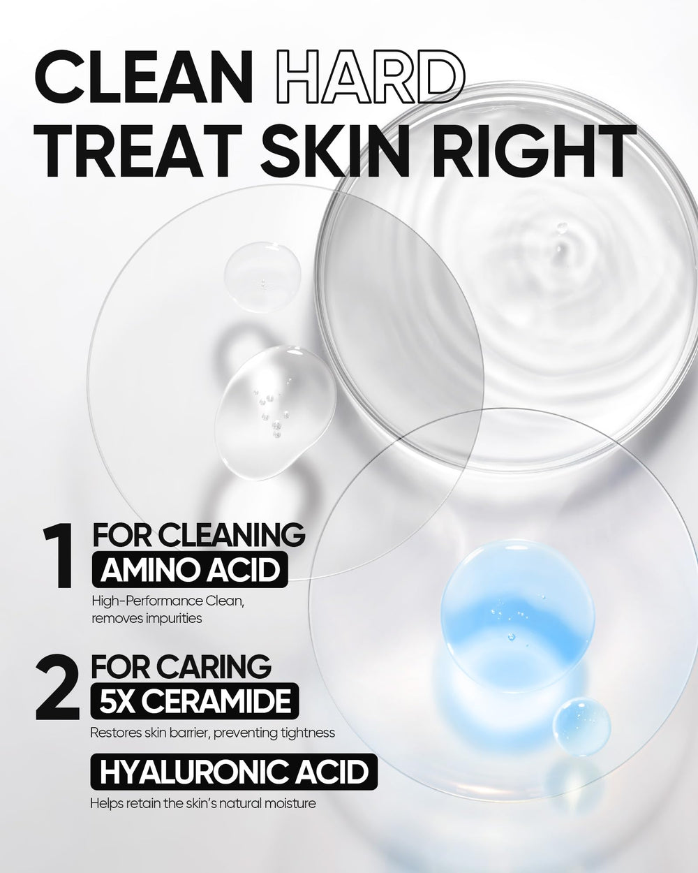 SKINTIFIC foam on hand demonstrating mild lather and non-stripping feel