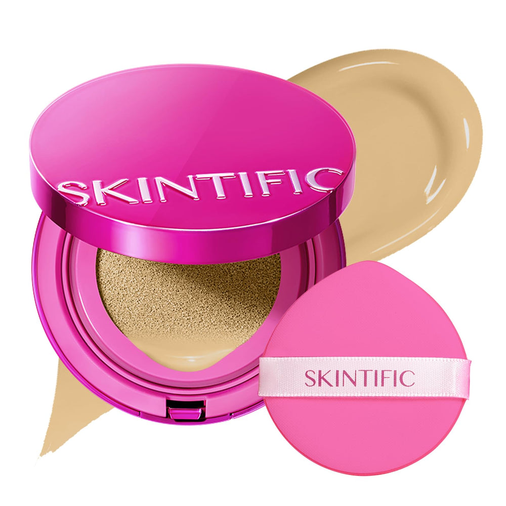 SKINTIFIC compact front view showing sleek portable design and easy application