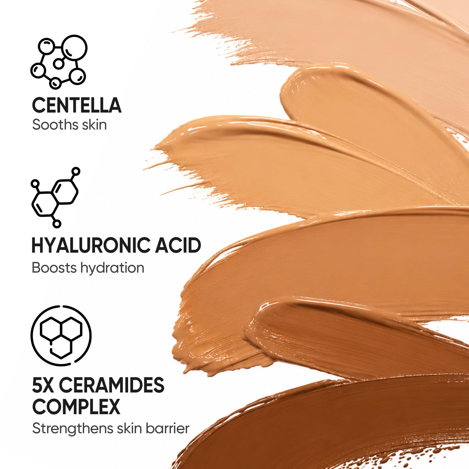 SKINTIFIC compact beside makeup bag illustrating portable, on-the-go benefit