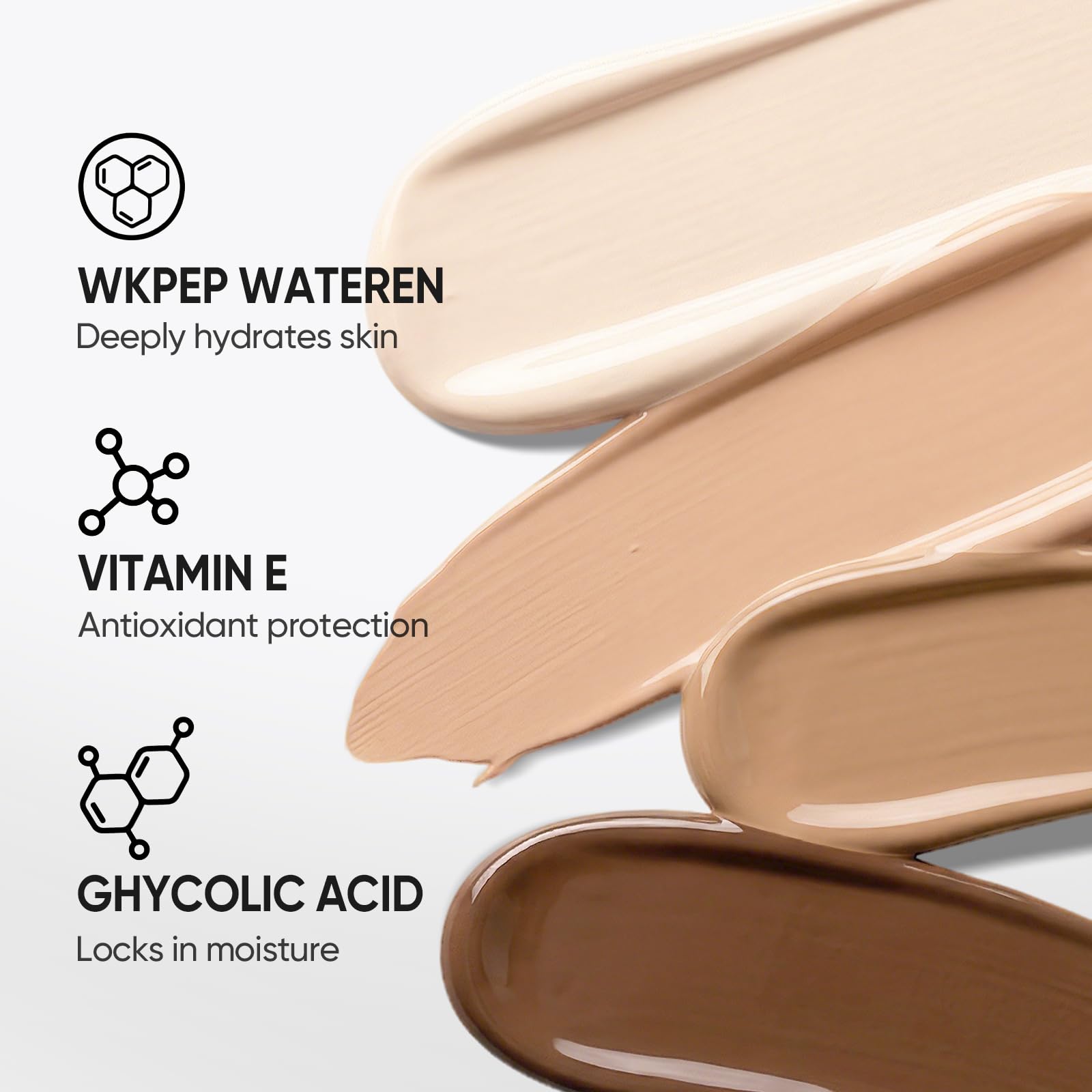 SKINTIFIC sponge applying product to skin showing even coverage benefit
