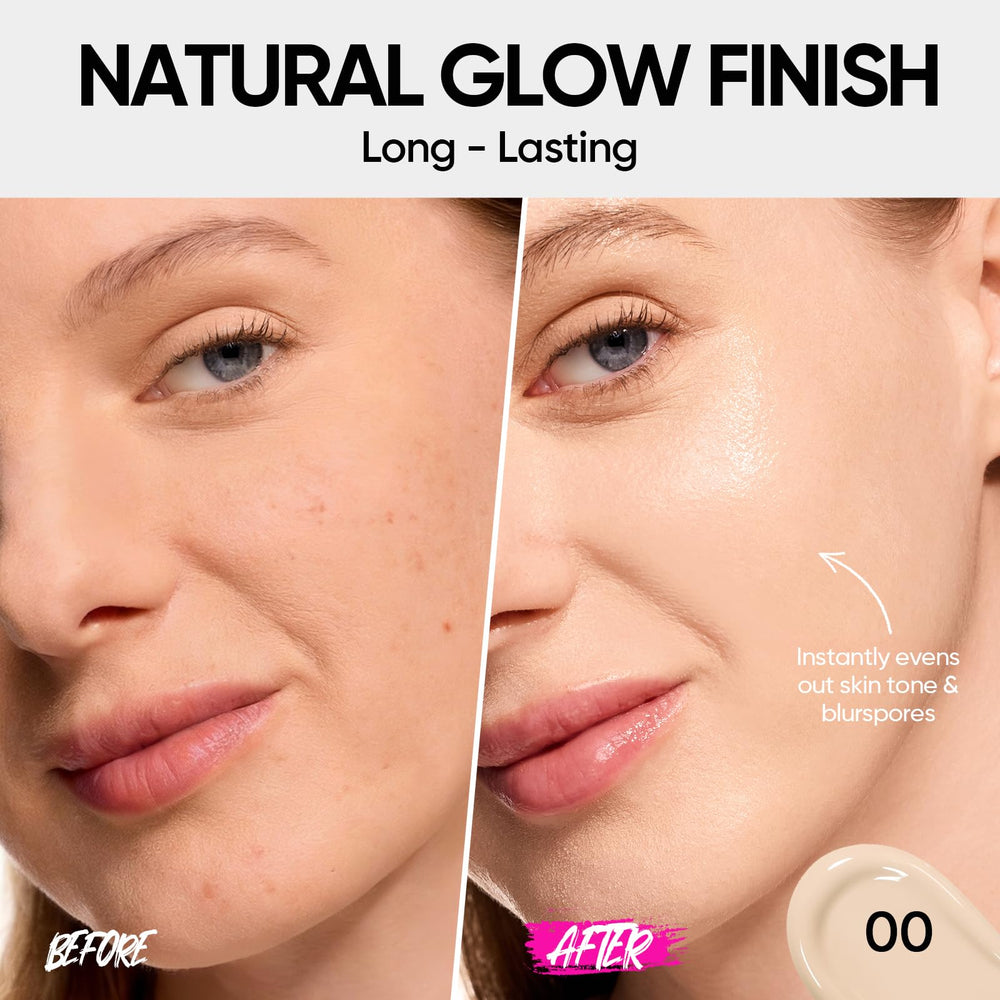 SKINTIFIC open compact with sponge visible for quick, even application benefit