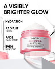 SKINTIFIC cream being applied on hand demonstrating non-sticky hydration