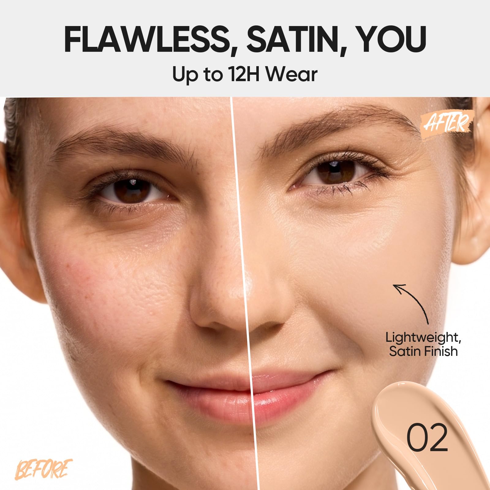 SKINTIFIC open compact with cushion soaked in foundation for easy application