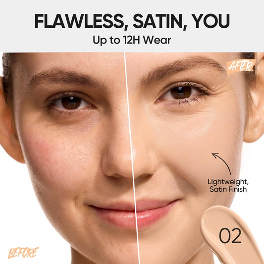 SKINTIFIC open compact with cushion soaked in foundation for easy application