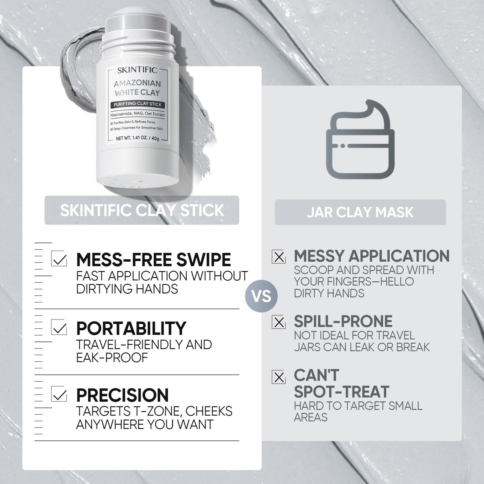 SKINTIFIC ingredient label close-up highlighting key actives and clarity