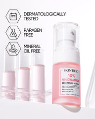 SKINTIFIC label closeup revealing active list for informed ingredient decisions