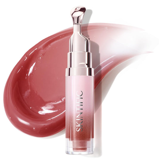 SKINTIFIC front packaging showing tinted lip serum and gloss benefit
