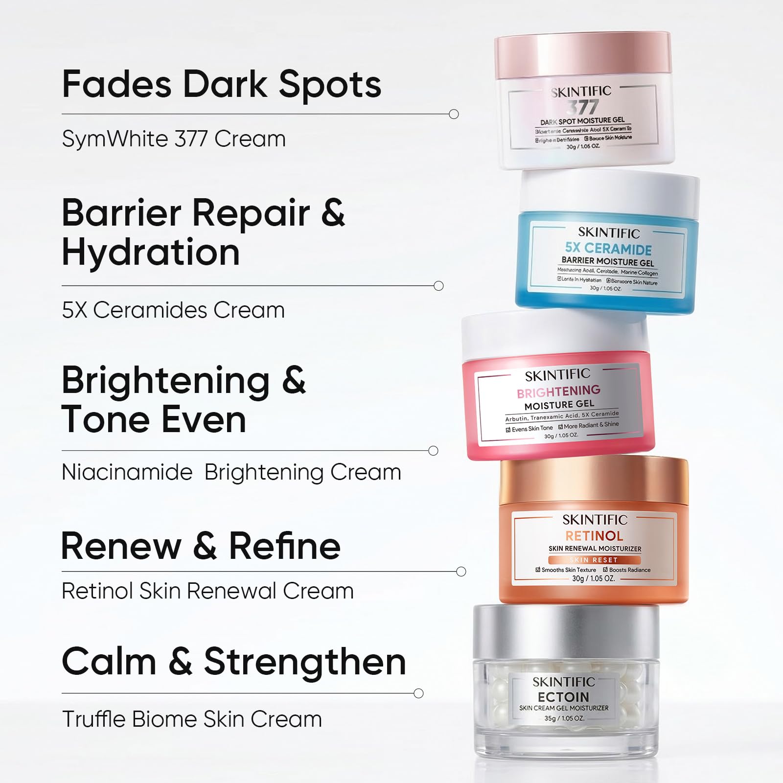 SKINTIFIC in morning skincare routine scene showing layering under sunscreen for daily protection