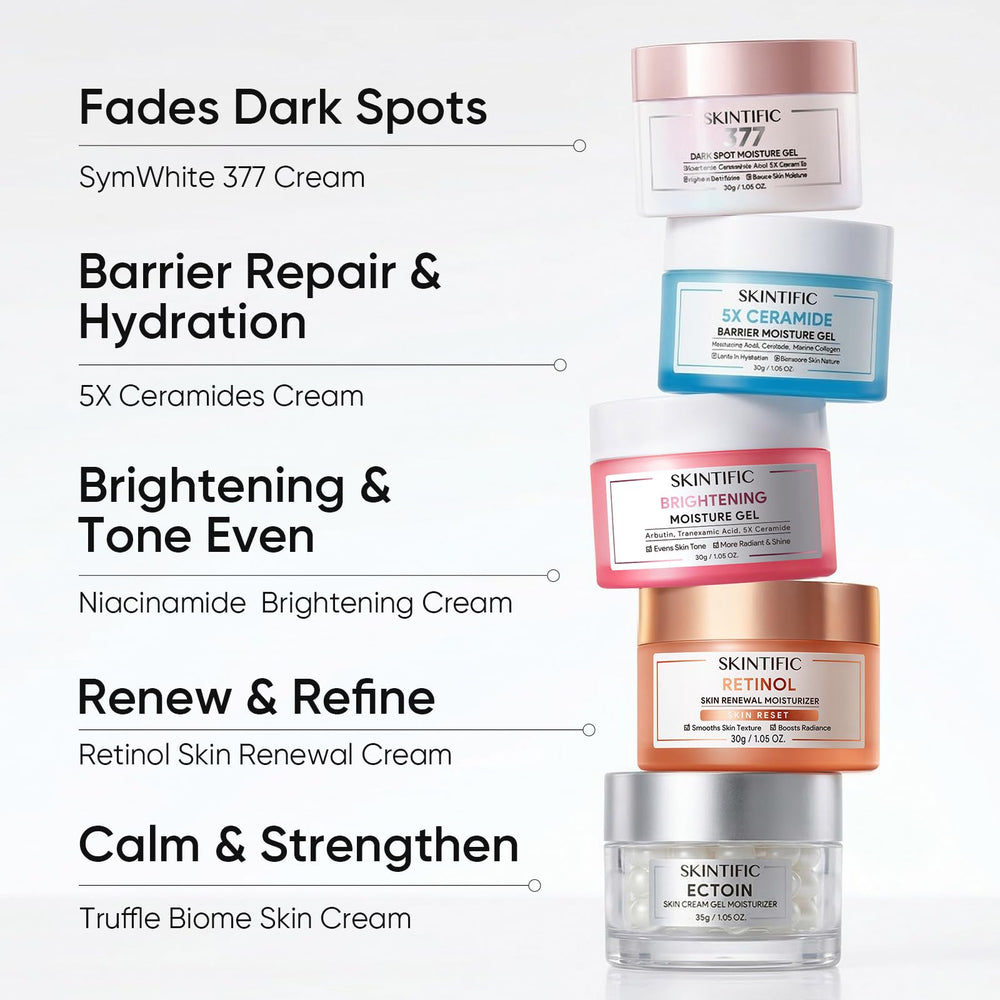 SKINTIFIC in morning skincare routine scene showing layering under sunscreen for daily protection