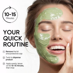 SKINTIFIC clay stick tucked inside travel pouch for on-the-go skin resets