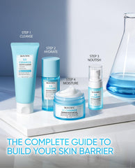 SKINTIFIC open cap with serum pool illustrating purity and easy dispensing advantage