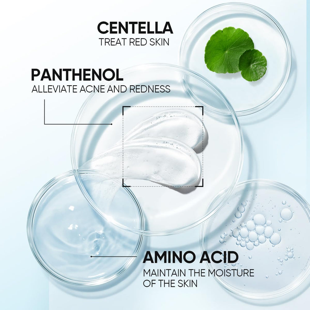 SKINTIFIC foam in palm demonstrating soft lather for gentle skin contact benefit