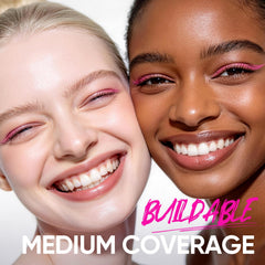 SKINTIFIC applying cushion with puff for quick, even coverage benefit