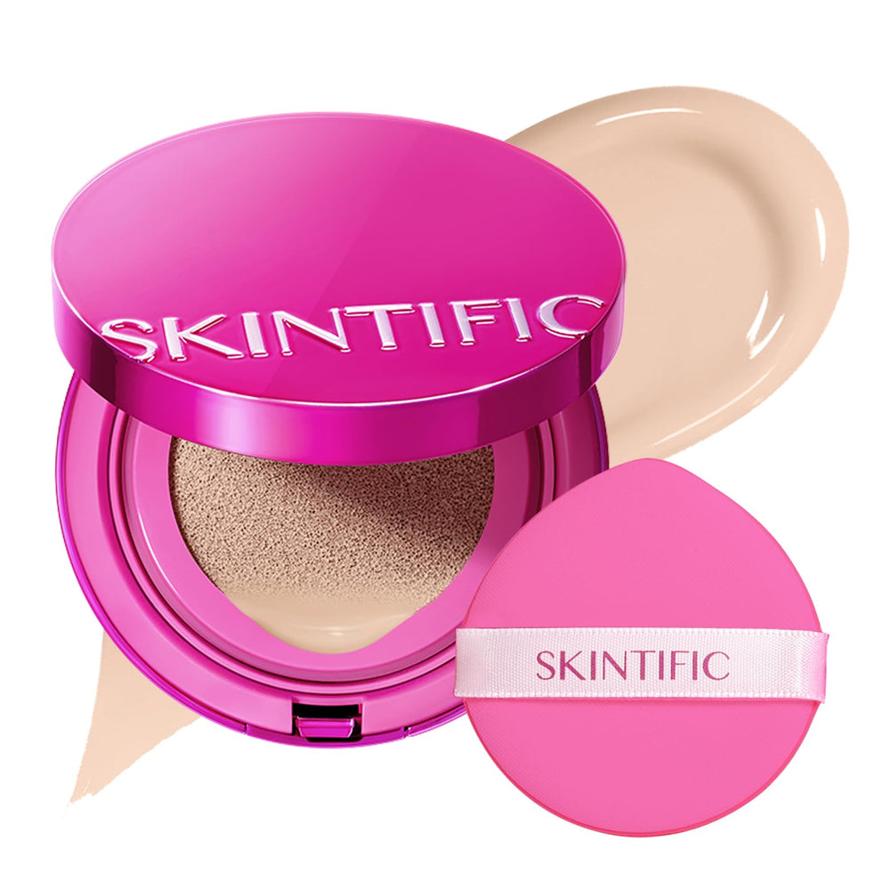 SKINTIFIC compact front view showing sleek packaging and portability