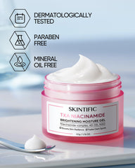 SKINTIFIC cream styled on bathroom counter suggesting daily routine ease