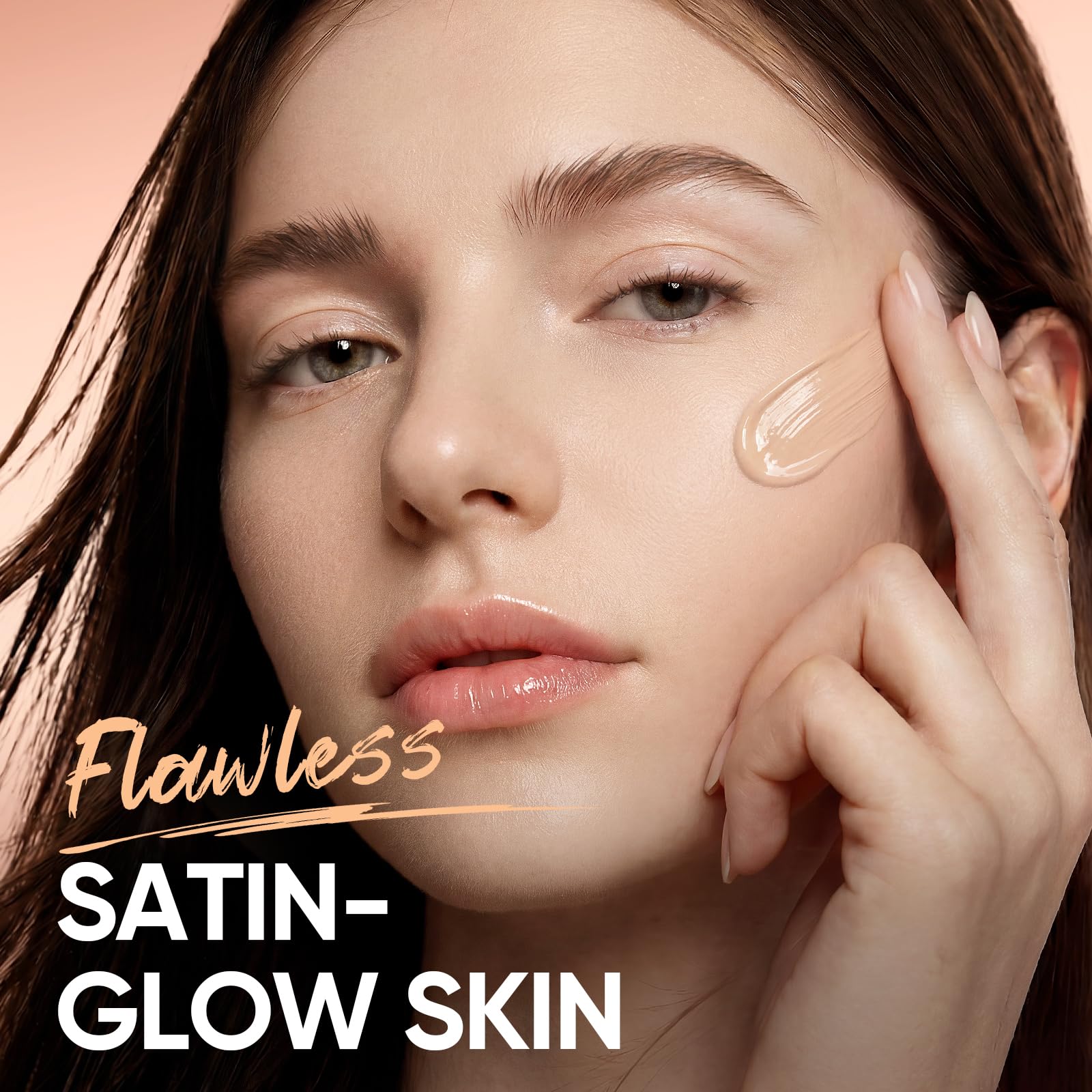 SKINTIFIC sponge close-up texture demonstrating soft application and buildable, even coverage