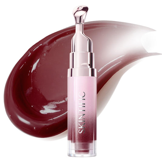 SKINTIFIC front packaging showing Toast Brick tint and glossy finish benefit