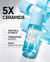 SKINTIFIC bottle in hand to show size and travel-friendly convenience benefit