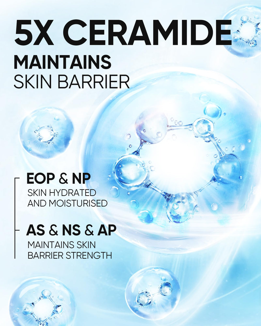 SKINTIFIC pouring toner texture demonstrating lightweight hydrating absorption benefit