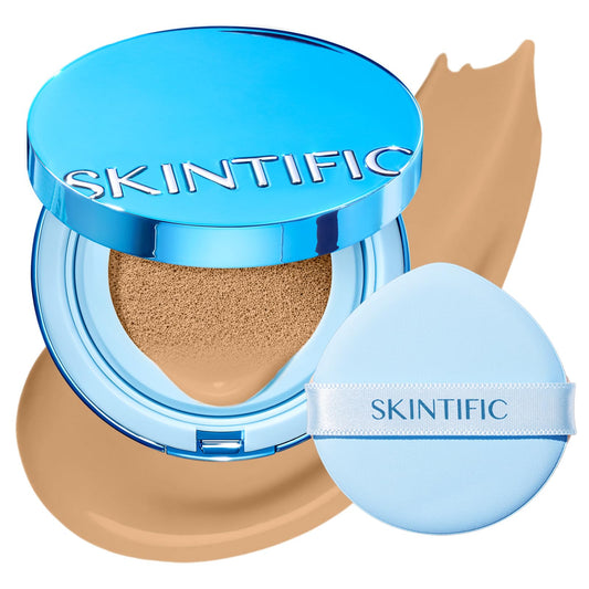 SKINTIFIC compact front view showing sleek packaging and easy portability