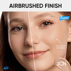 SKINTIFIC open cushion revealing sponge reservoir for easy controlled application