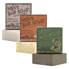 SKIRIFINE front packaging showing three soap bars and sustainable box, conveys eco-friendly gift