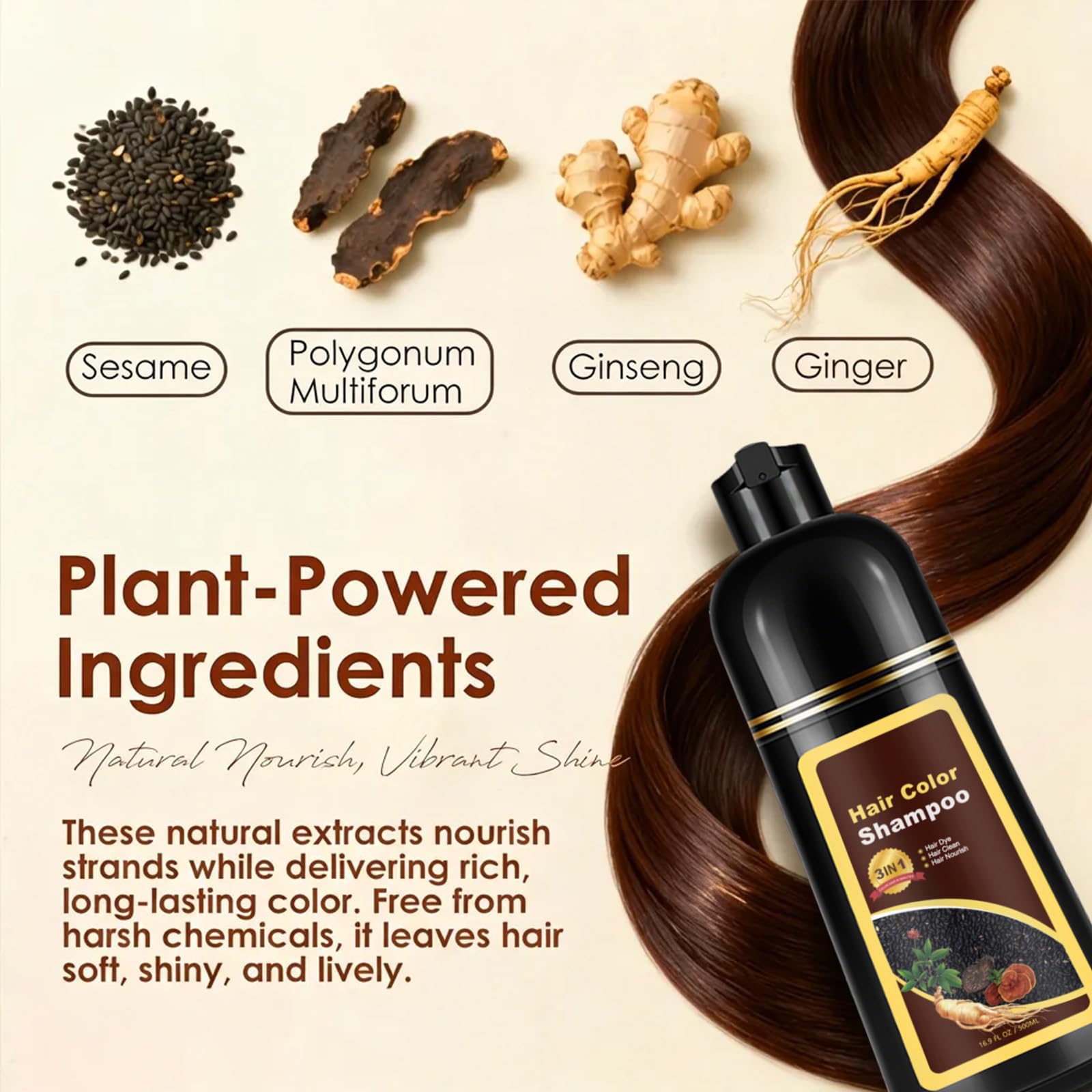 Sklight applying color shampoo to roots showing efficient gray coverage benefit