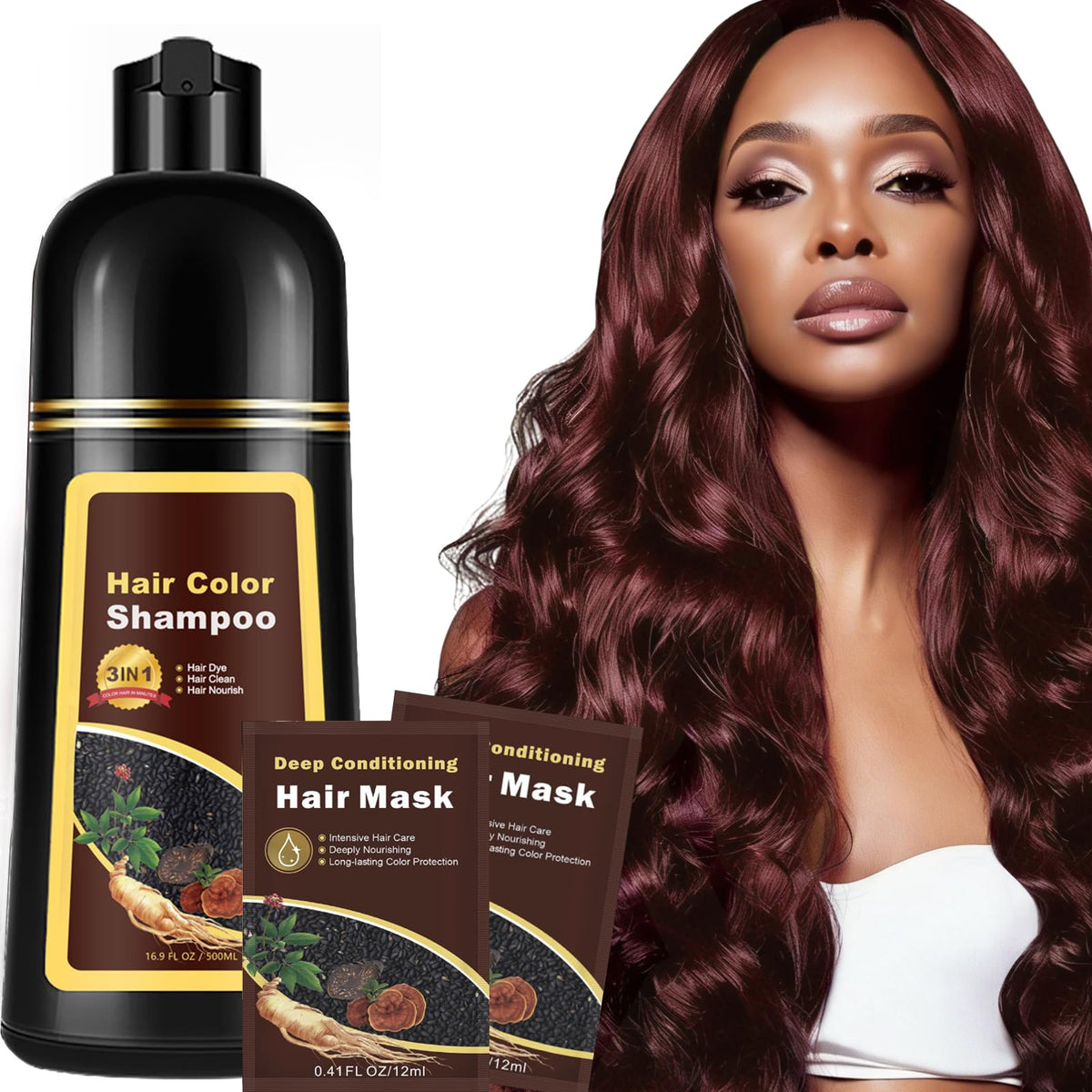 Sklight bottle front view showing Dark Red Wine shade and label benefits