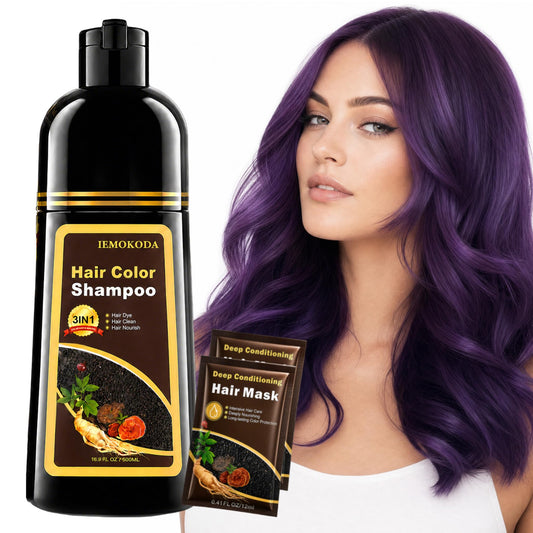 Sklight bottle front view showing purple shade and packaging benefit