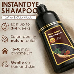 Sklight purple shampoo lather demonstrating gentle cleansing and shine